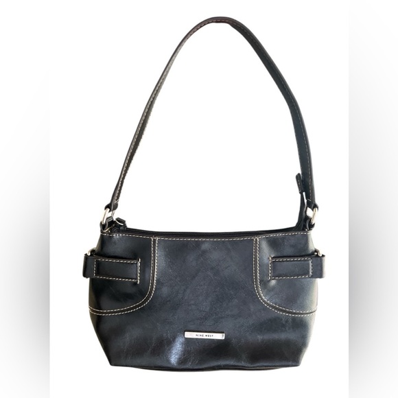 Nine West Handbags - Nine West mini black leather shoulder bag